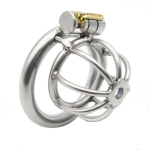 Maxbell Male Chastity Device Stainless Steel Chastity Cage Lock Muscle Training 45mm 1