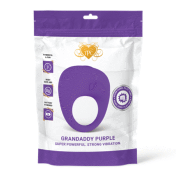 Buddy Purple Silicone Vibrating Cock Ring