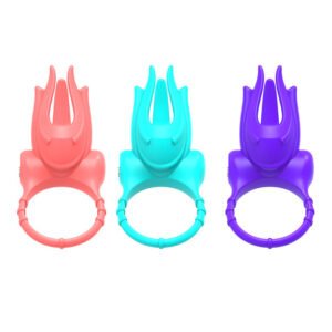 Flux Silicone Vibrator Ring For Erection