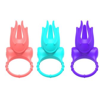 Flux Silicone Vibrator Ring For Erection