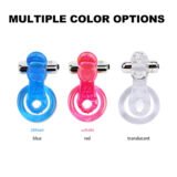 Jolt Dual Rings Vibe Tongue Style Delay Ejaculation