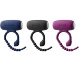 Kono Vibrating Ring For Male Longer Ring With Chain Of Beads For Extra Fun Beaded