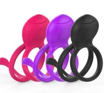 RIVE Dual Vibrating Penis Stretchy Cock Rings