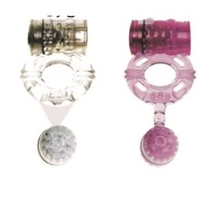 Zenith Silicone Delay Pink Massage Vibration Cock Ring