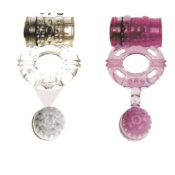 Zenith Silicone Delay Pink Massage Vibration Cock Ring
