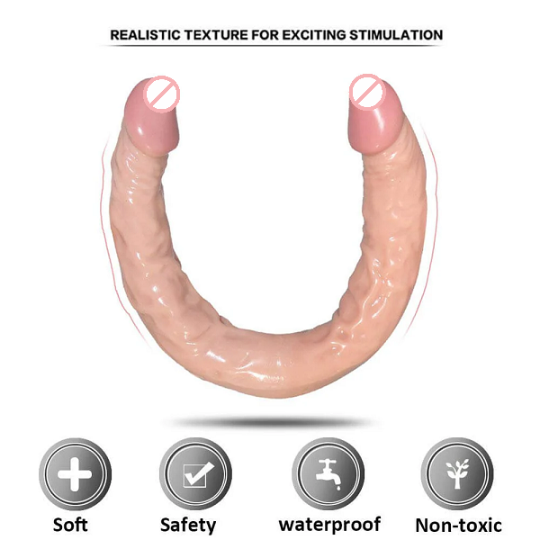 U Shape Double Ended Dildo 1d U Shape Double Ended Slim Bendable Flexible Dildo